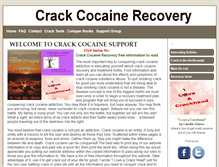 Tablet Screenshot of crackcocainerecovery.com